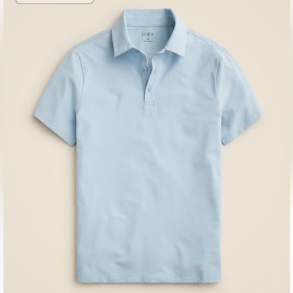 J. Crew performance polo shirt with COOLMAX technology. Size L.